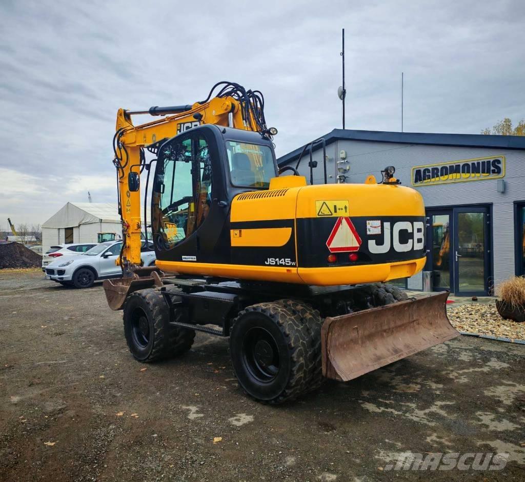 JCB JS 145 W Pyöräkaivukoneet