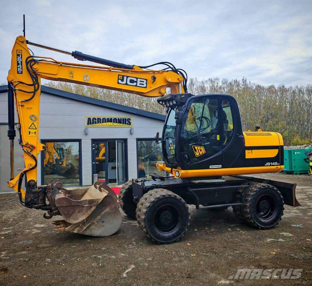 JCB JS 145 W Pyöräkaivukoneet