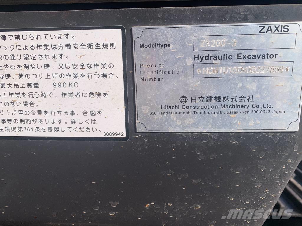 Hitachi Zaxis 200 LC Telakaivukoneet