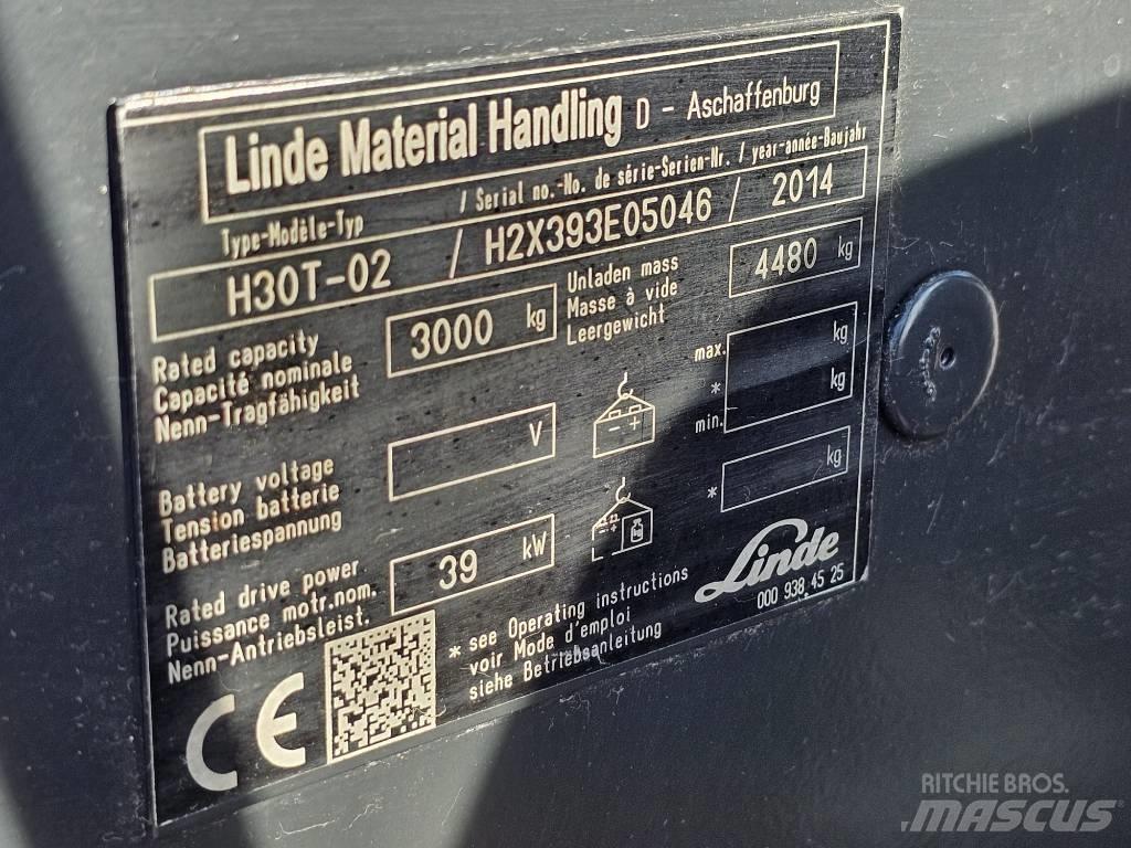 Linde H30T-02 Nestekaasutrukit