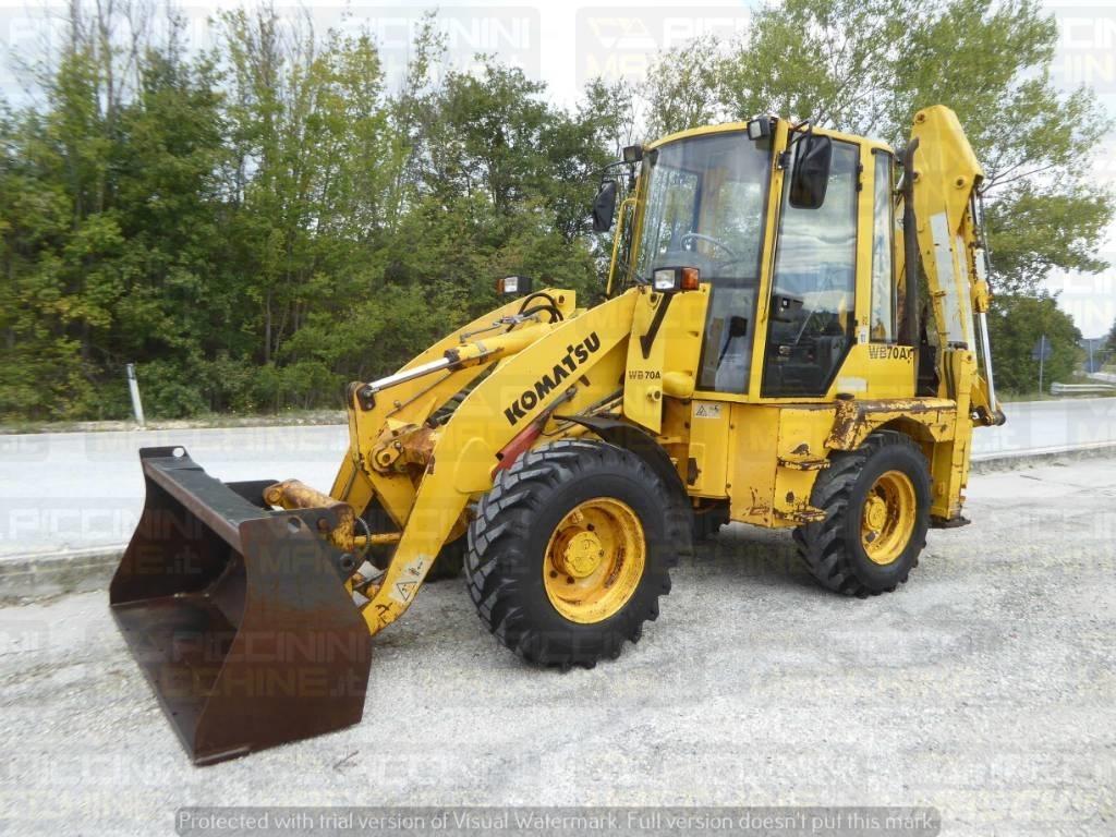 Komatsu WB70A Kaivurikuormaajat