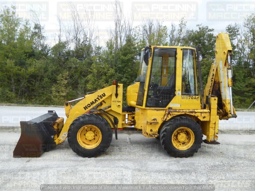 Komatsu WB70A Kaivurikuormaajat