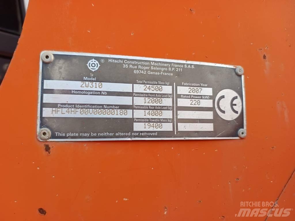 Hitachi ZW 310 Pyöräkuormaajat
