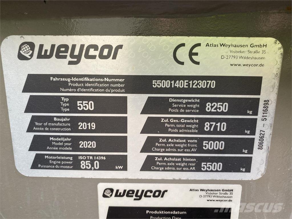 Weycor AR550 HS Yleiskuormaajat