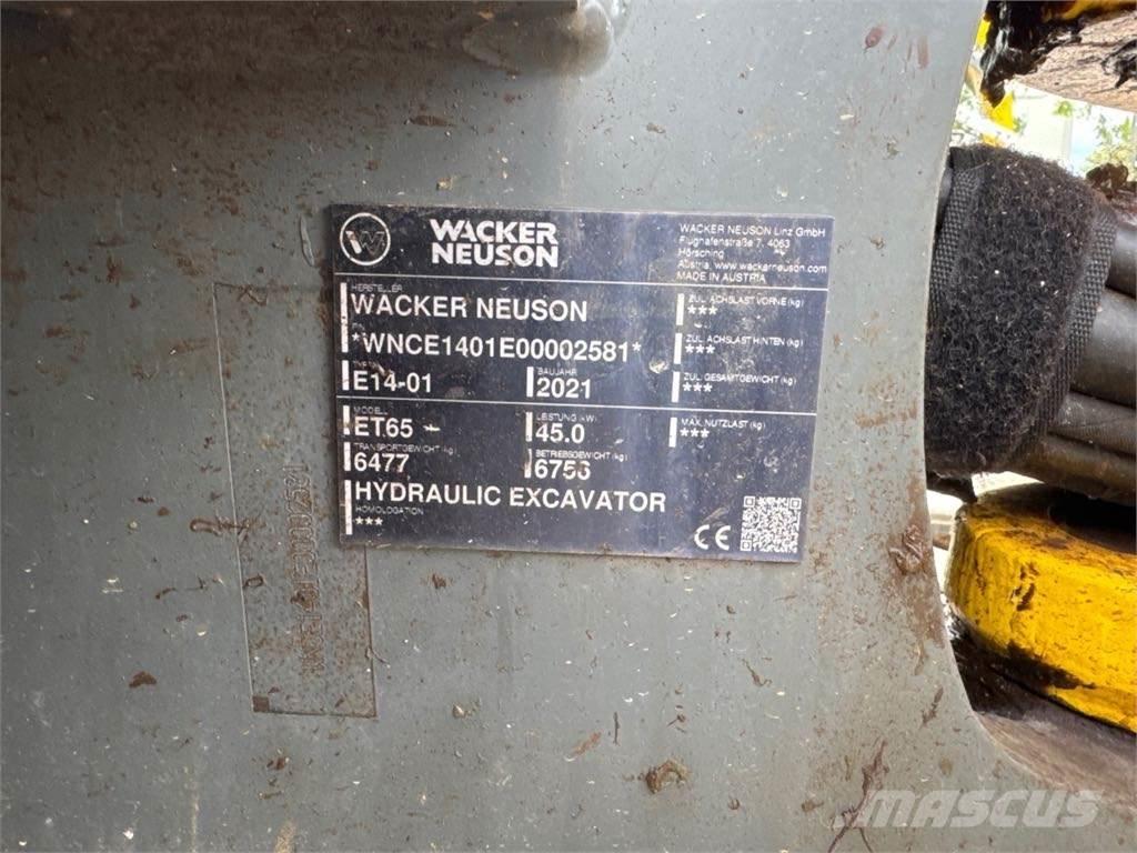 Wacker Neuson ET65 Telakaivukoneet