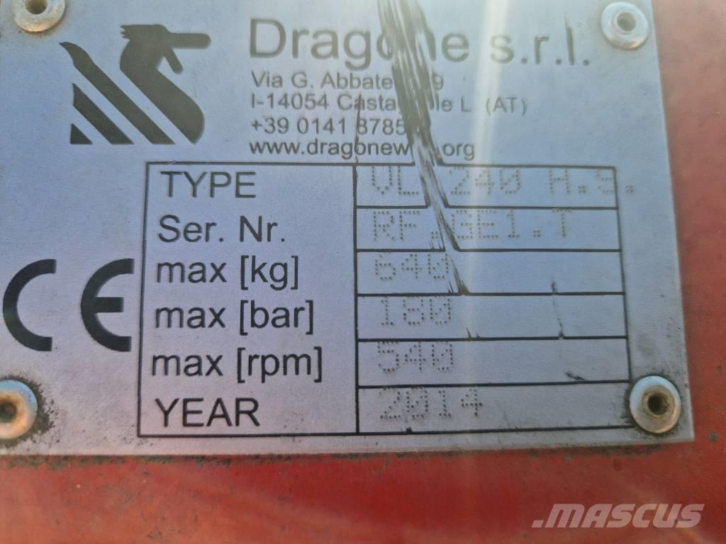 Dragone VL240 H.S Kesantoleikkurit ja -murskaimet