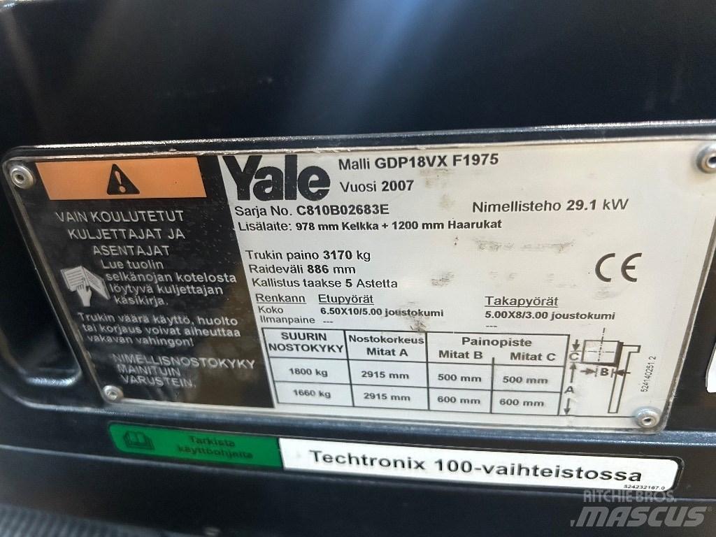 Yale GDP18VX Dieseltrukit