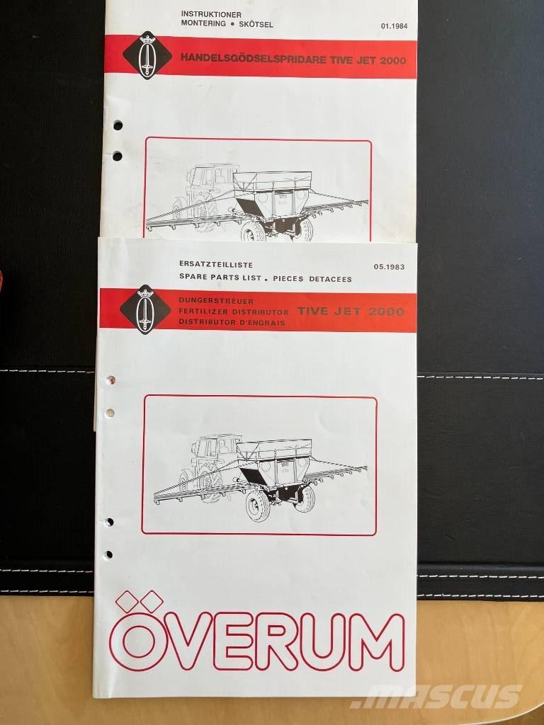 Överum Tive Jet 2000 Lannoitteenlevittimet