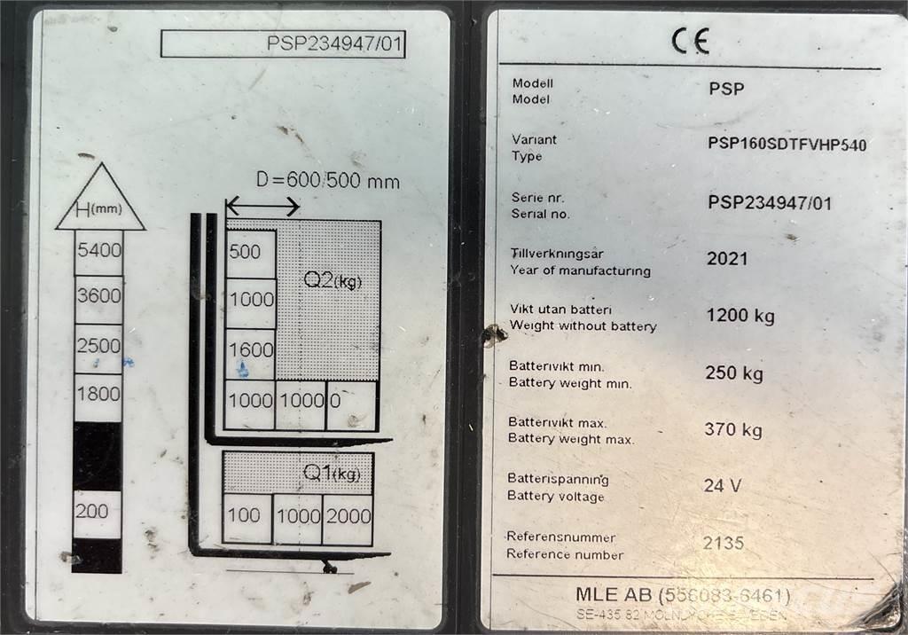 Atlet PSP160 Ajettavat pinoamisvaunut