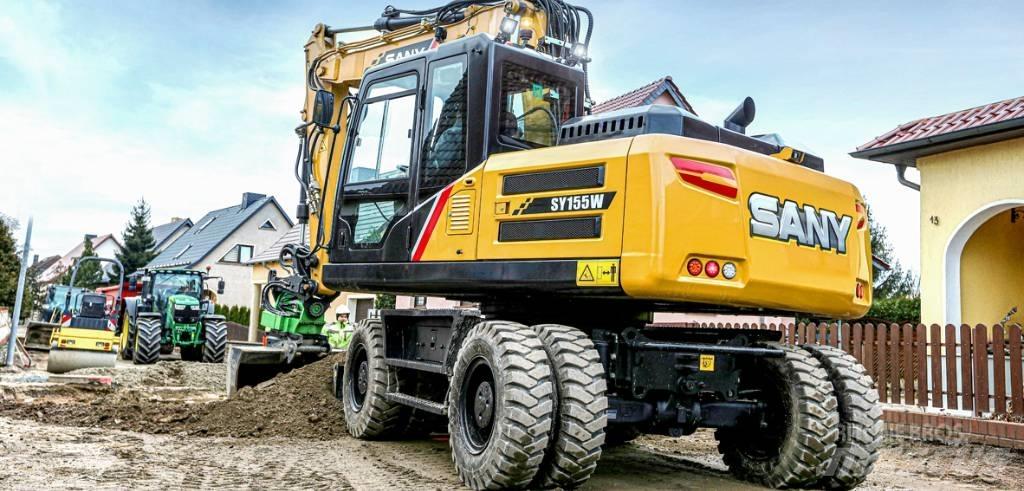 Sany SY155W Pyöräkaivukoneet
