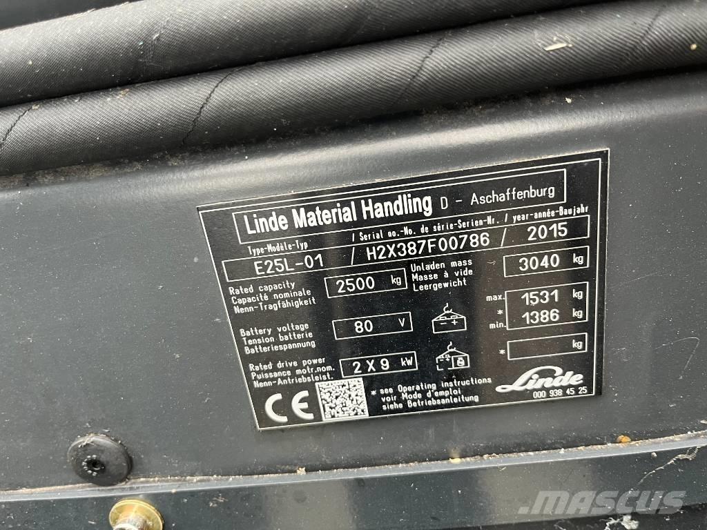 Linde E25L-01 Sähkötrukit