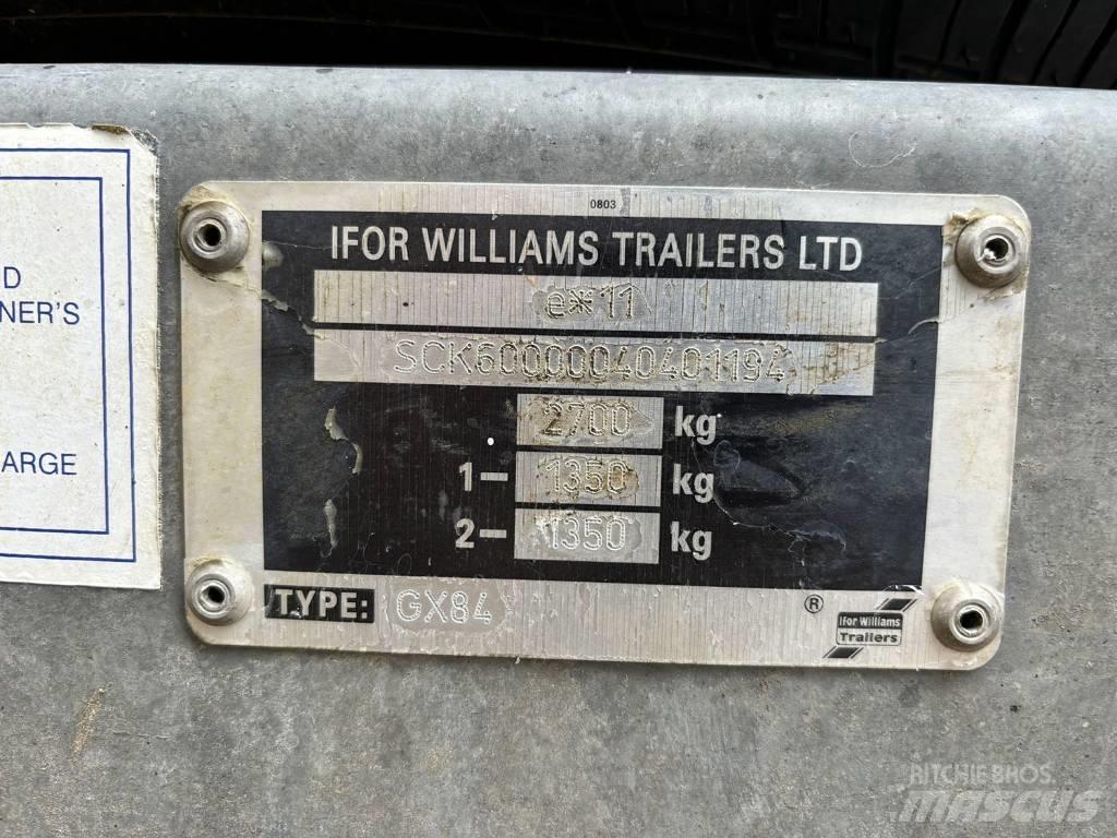 Ifor Williams GX84 Lavetit