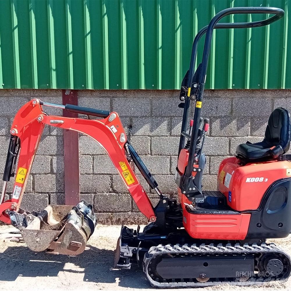 Kubota K008-3 Minikaivukoneet < 7t