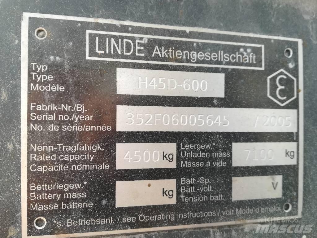 Linde H 45 D 600 Dieseltrukit