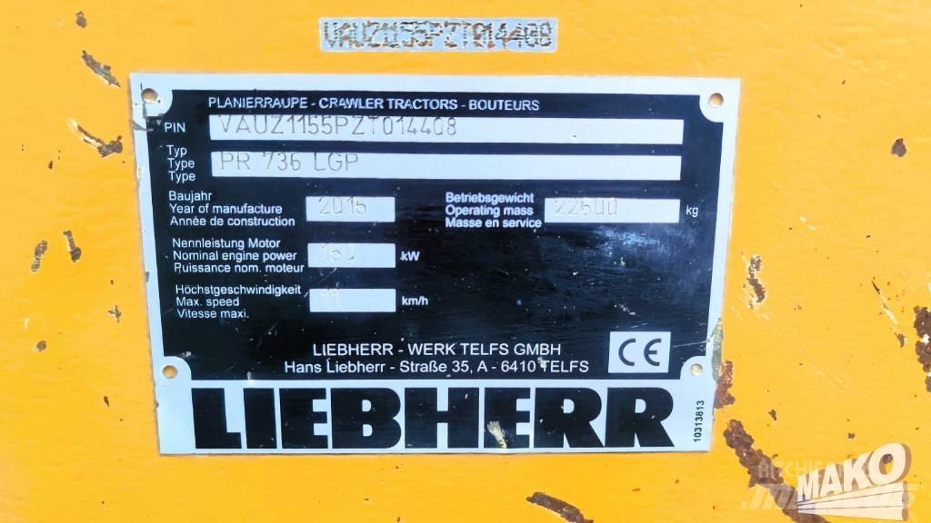Liebherr PR 736 LGP Telaketjupuskutraktorit