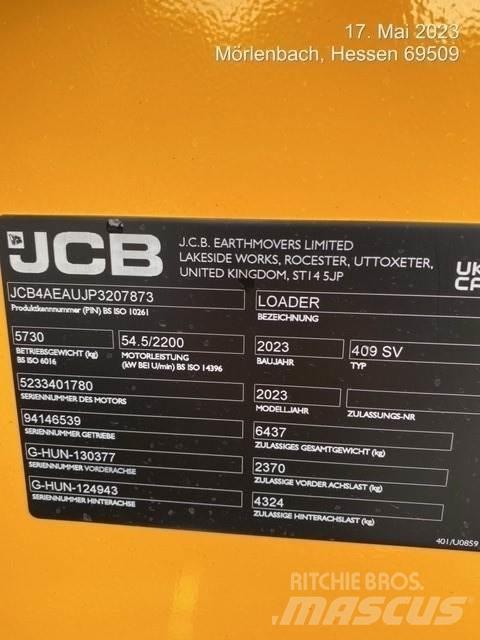 JCB 409 Pyöräkuormaajat