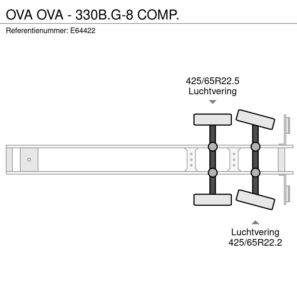 OVA - 330B.G-8 COMP. Säiliöpuoliperävaunut