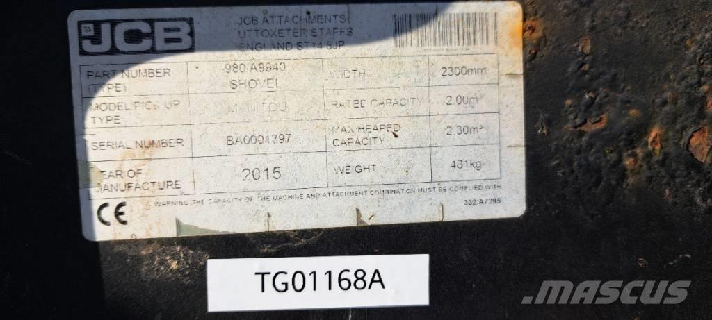 JCB 980/A9940 BUCKET Muut kuormaus- ja kaivuulaitteet sekä lisävarusteet