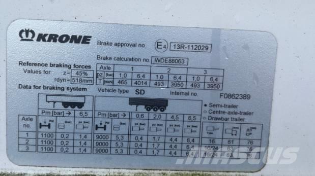 Krone SD Pressukapelliperävaunut