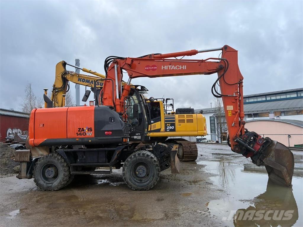 Hitachi ZX140W Pyöräkaivukoneet