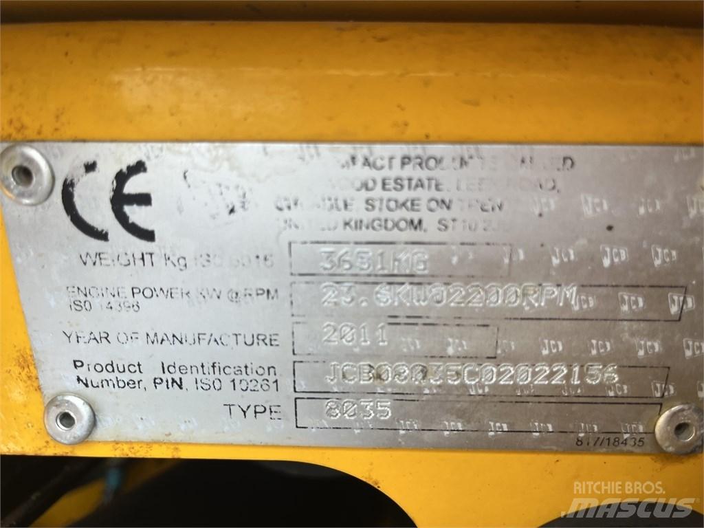 JCB 8035 ZTS Minikaivukoneet < 7t