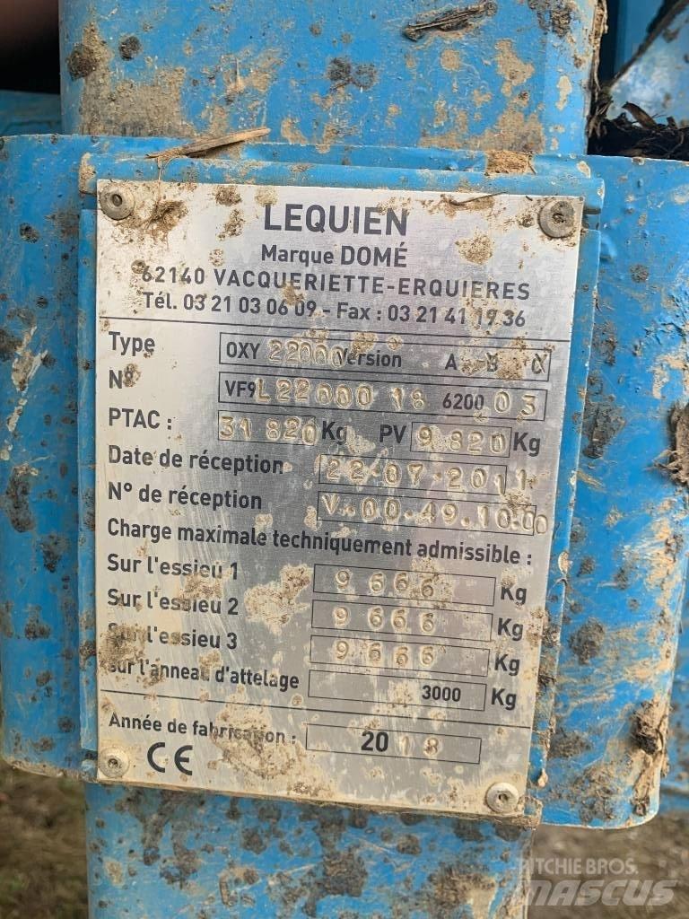 DOME OXY 22000 Lietteen levittimet