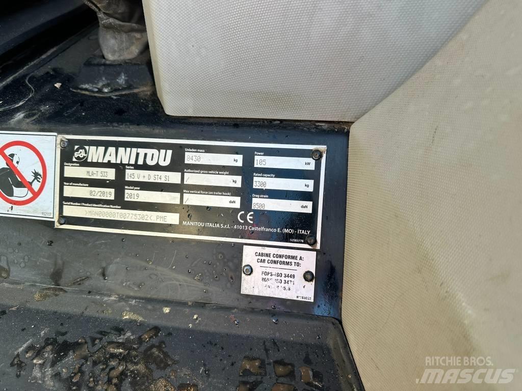 Manitou MLA 533 Maatalouskurottajat