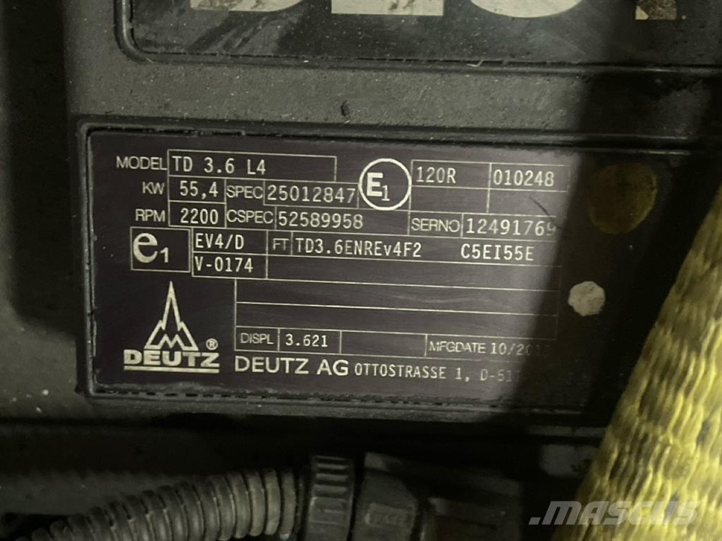 Deutz TD3.6L4 Moottorit