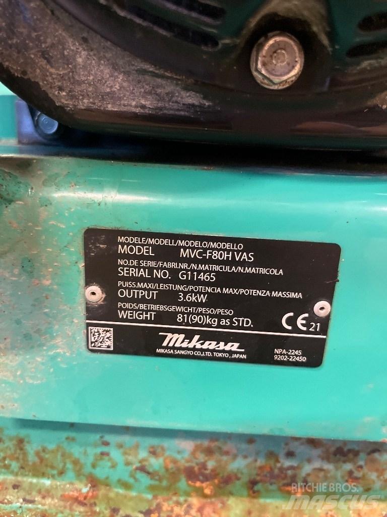 Mikasa MVC F80 Tärylevyt