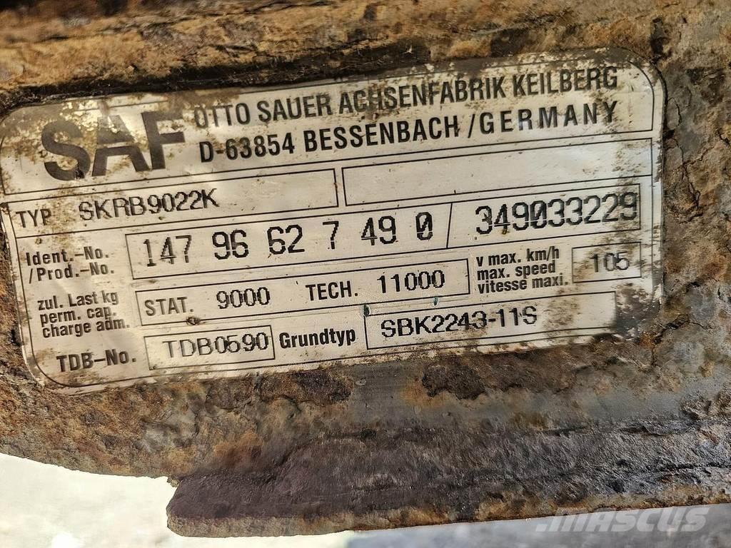 SAF SKRB9022K Akselit