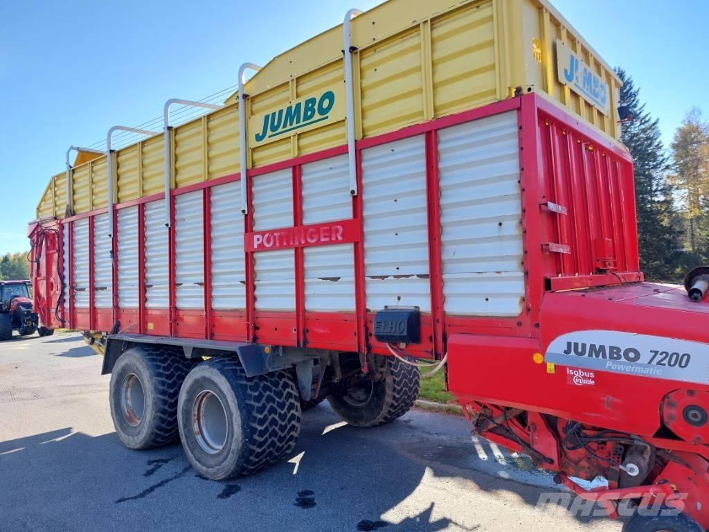 Pöttinger Jumbo 7200 Keräävät noukinvaunut ja silppurivaunut