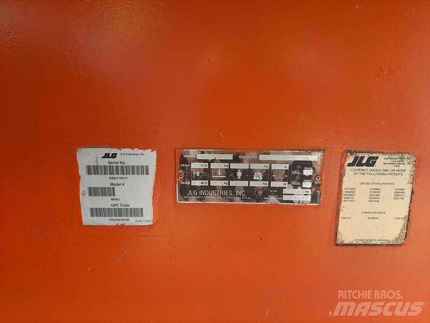 JLG 460SJ Teleskooppipuominostimet