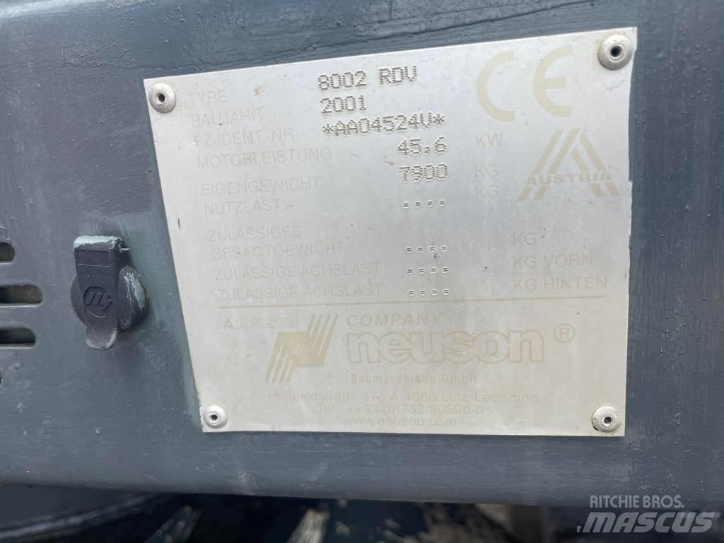 Neuson 8002 RDU Telakaivukoneet