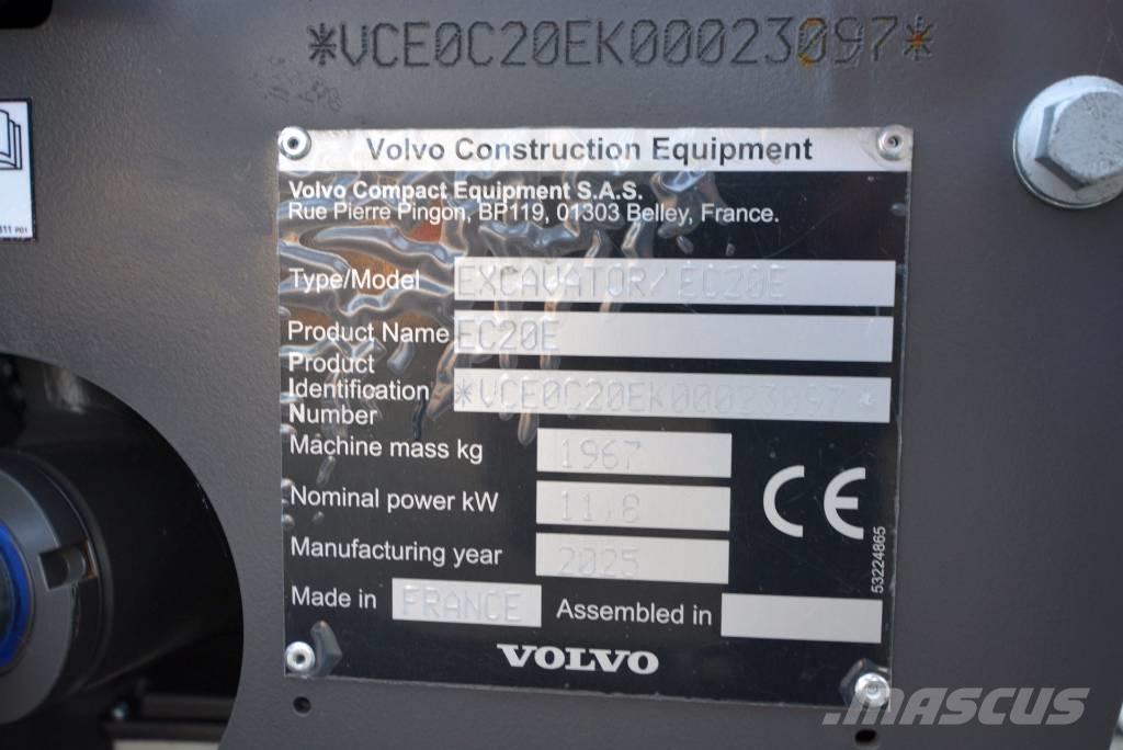 Volvo EC 20 E Minikaivukoneet < 7t