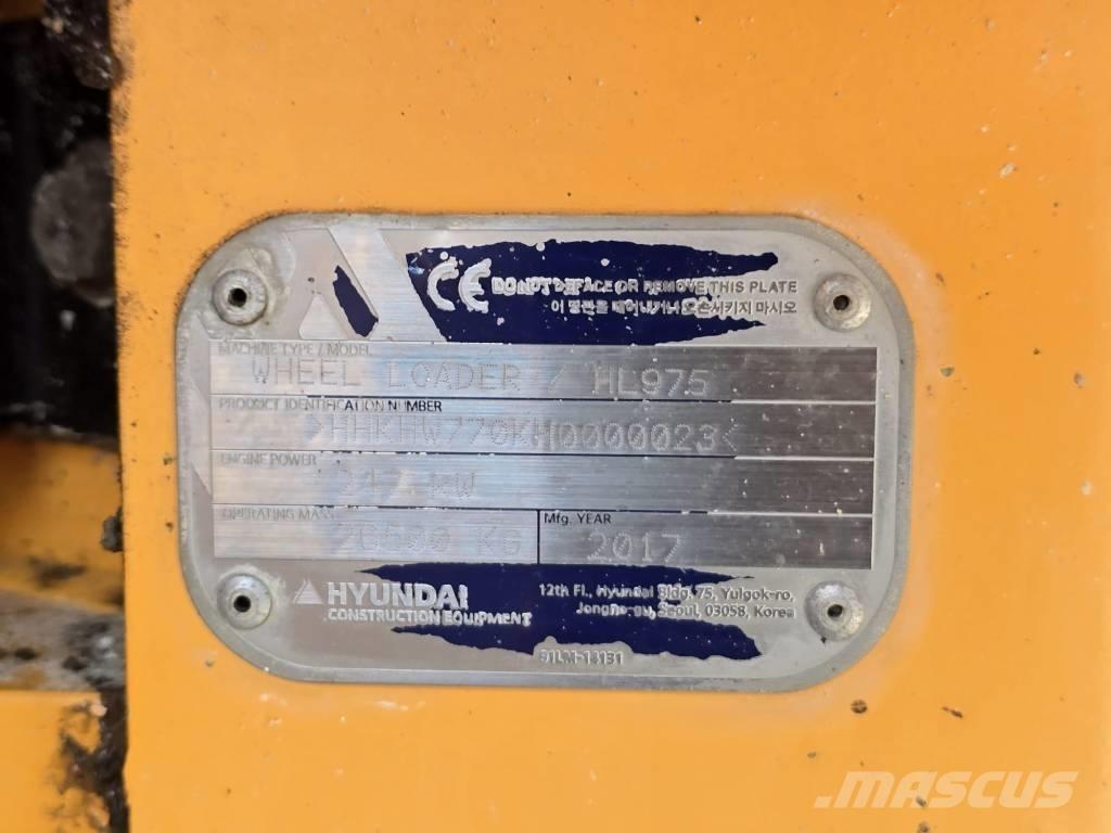 Hyundai HL 975 Pyöräkuormaajat