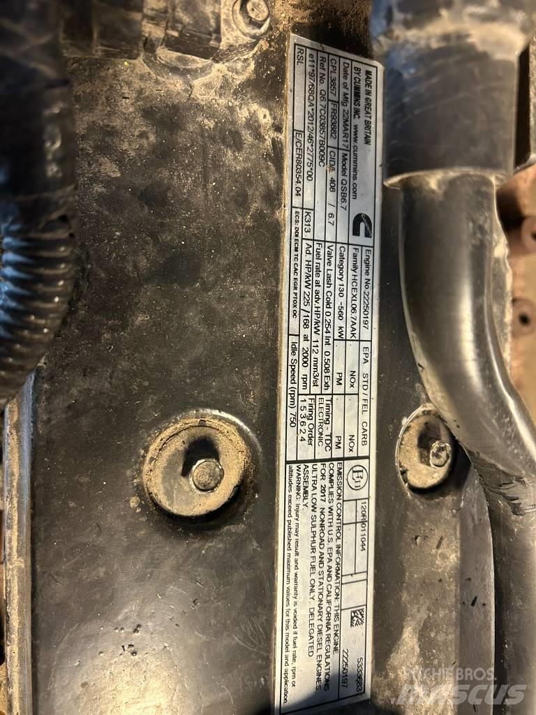 Cummins QSB 6.7 Jätteenkäsittelijät