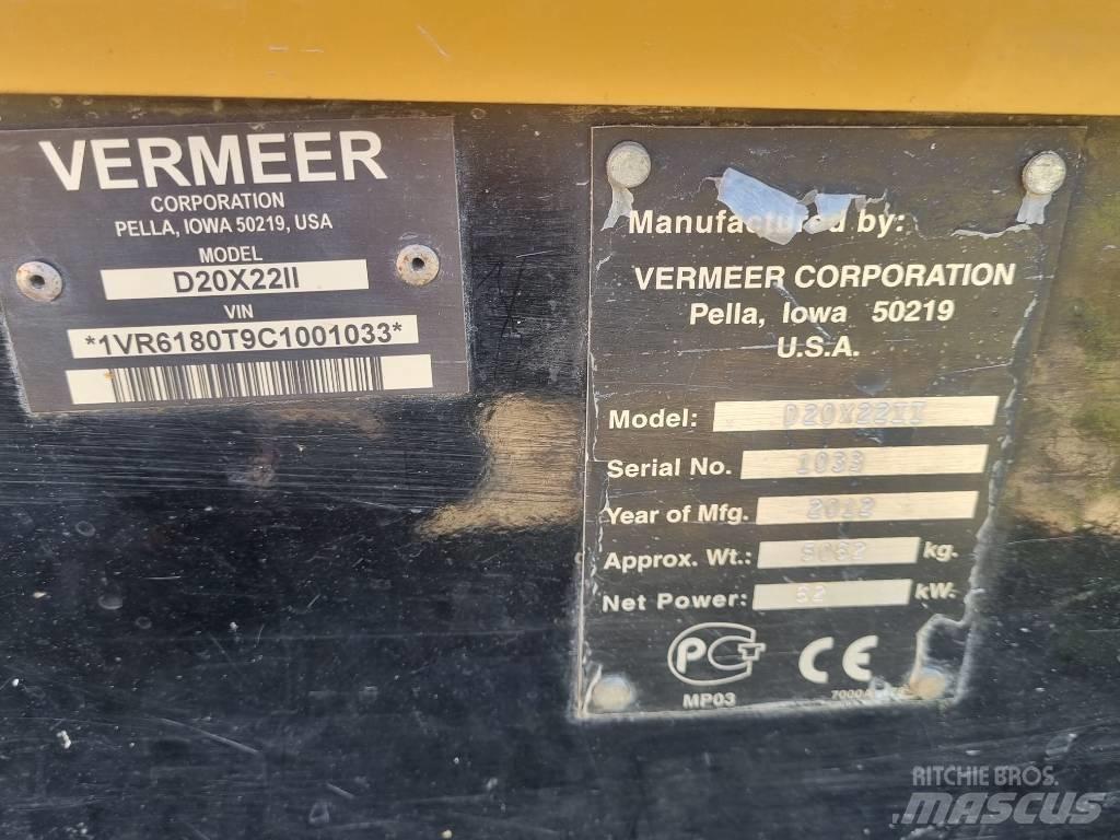 Vermeer D20x22II Vaakaporauslaitteet