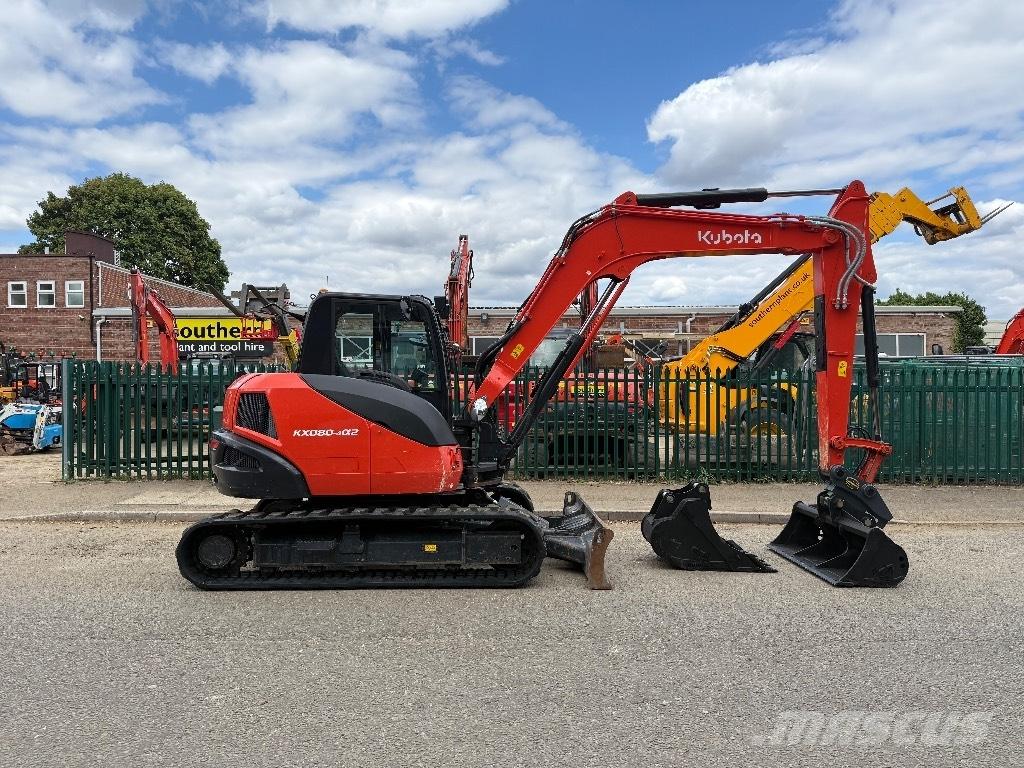 Kubota KX 080-4 Midikaivukoneet 7t - 12t