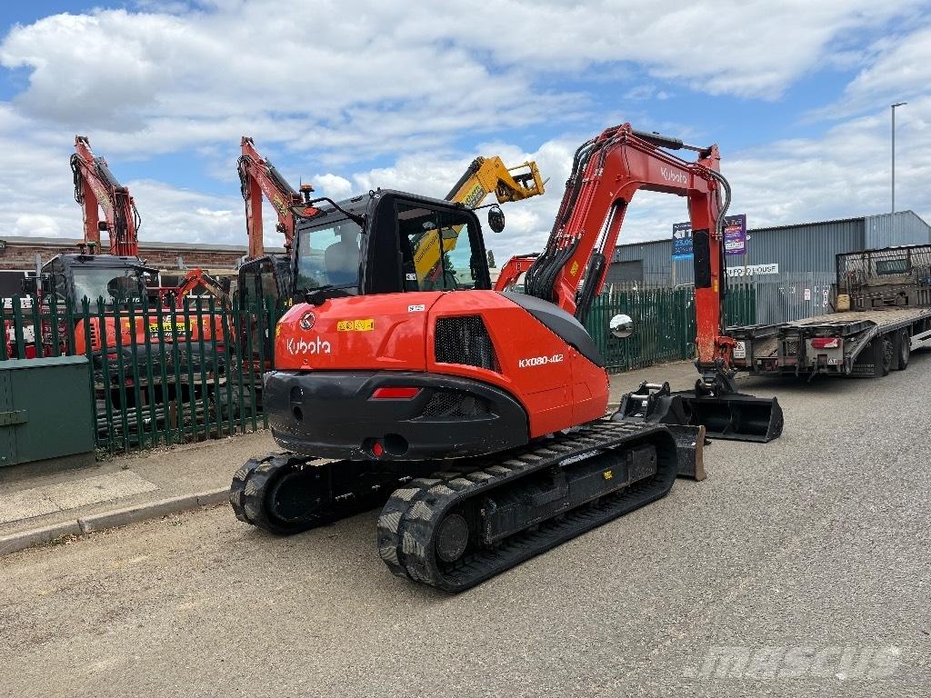 Kubota KX 080-4 Midikaivukoneet 7t - 12t