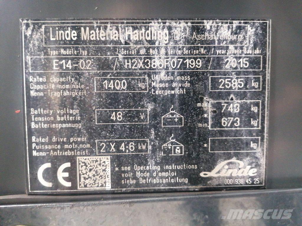 Linde E14-02 Sähkötrukit