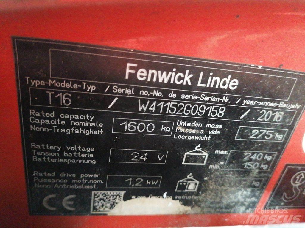 Linde T16 Lavansiirtotrukit