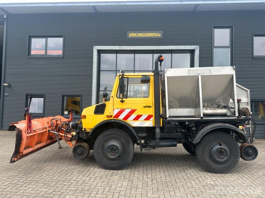 Unimog U1400 Rail Hiekan- ja suolanlevittimet