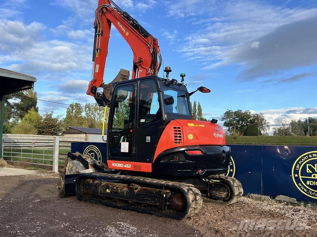 Kubota KX080-4a2 Erikoiskaivinkoneet