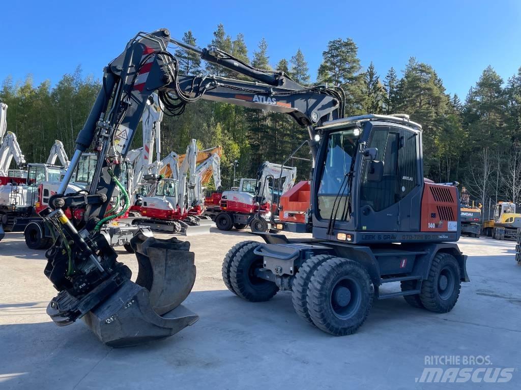 Atlas 140 W Pyöräkaivukoneet