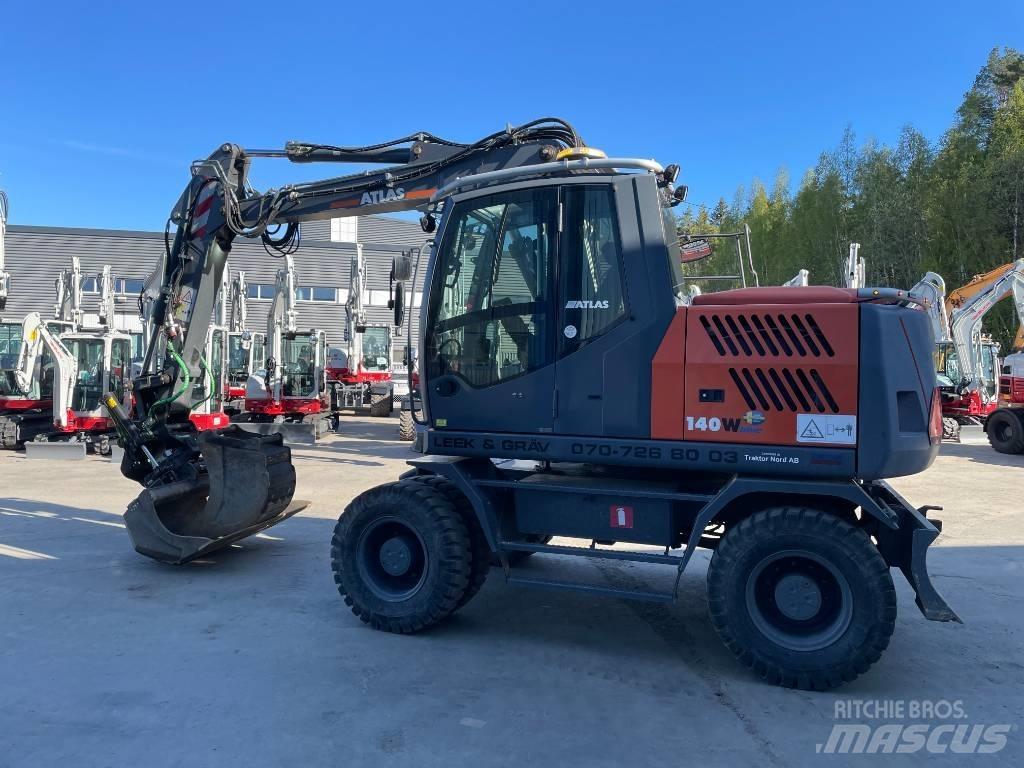 Atlas 140 W Pyöräkaivukoneet