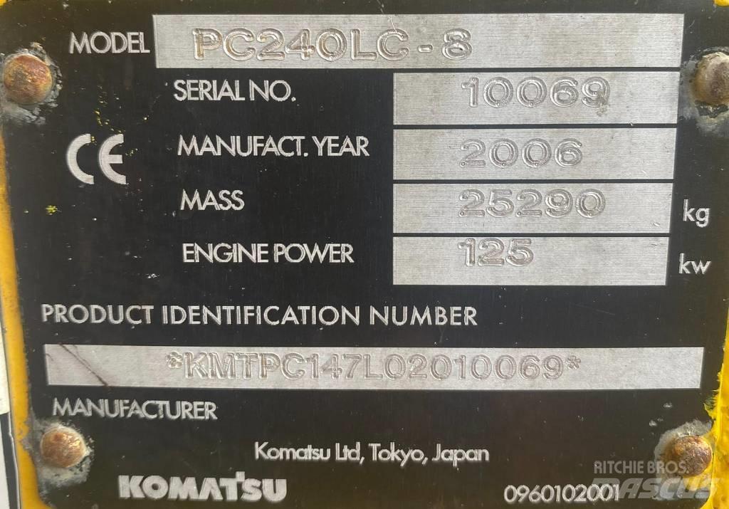 Komatsu PC 240 LC-8 Telakaivukoneet