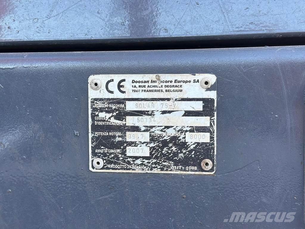 Doosan SOLAR 75V Midikaivukoneet 7t - 12t