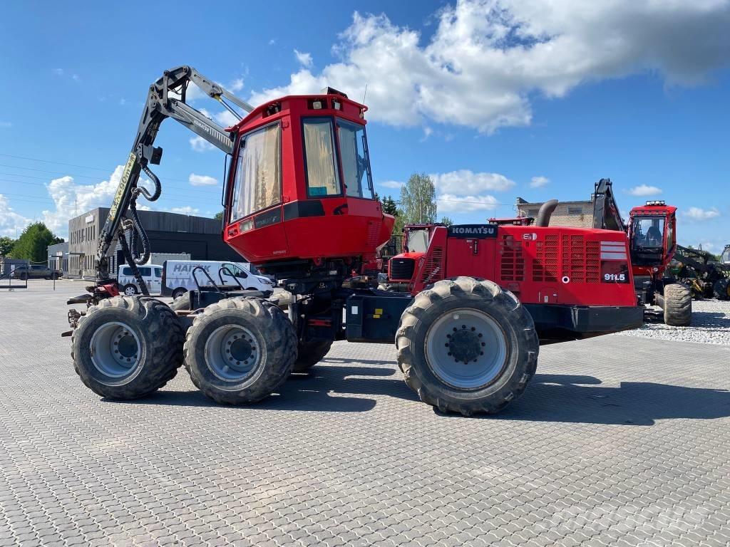 Komatsu 911.5 Harvesterit