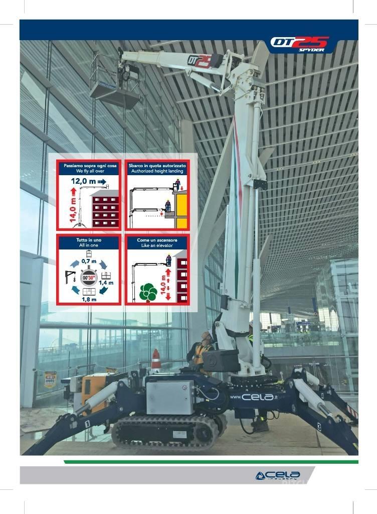 Cela Crawler DT25 Teleskooppipuominostimet