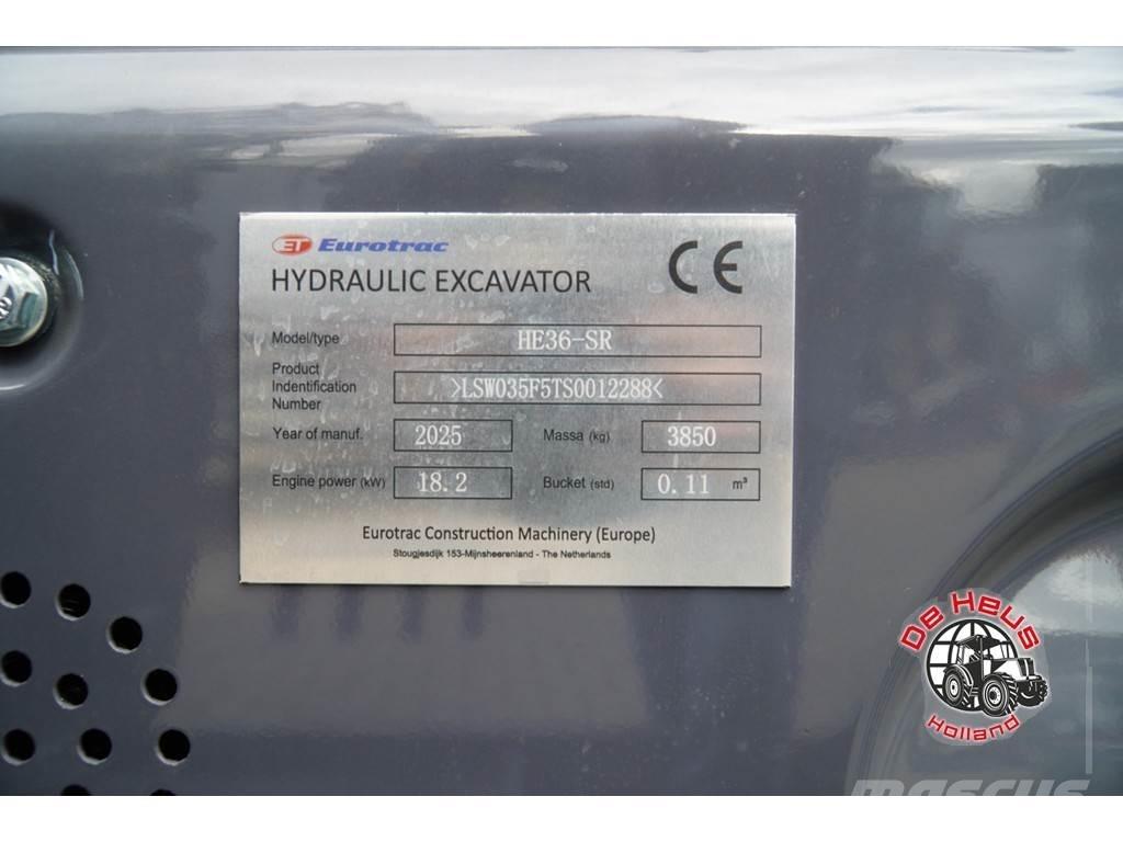 Eurotrac HE36SR Erikoiskaivinkoneet